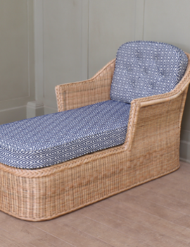 The Charleston Wicker Chaise Lounge