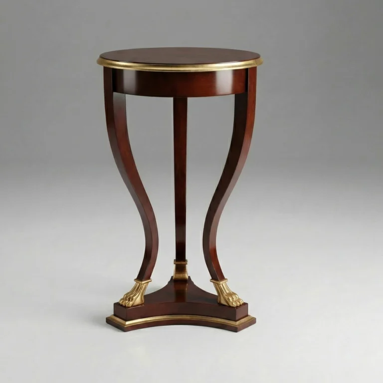 Balmoral Empire Side Table, side view