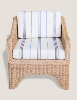 THE WESTPORT WICKER LOUNGE CHAIR
