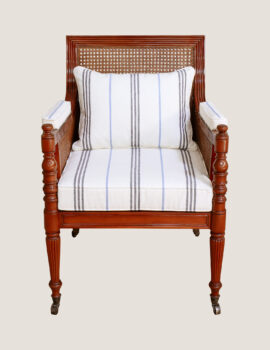 WESTBURY CANED BERGÈRE CHAIR