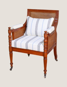 WESTBURY CANED BERGÈRE CHAIR