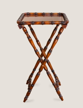 THE WINDSOR FAUX BAMBOO BUTLER’S TRAY TABLE