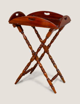 THE CHATSWORTH MAHOGANY BUTLER’S TRAY TABLE