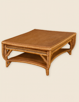 KENSINGTON BRAIDED WICKER COCKTAIL TABLE