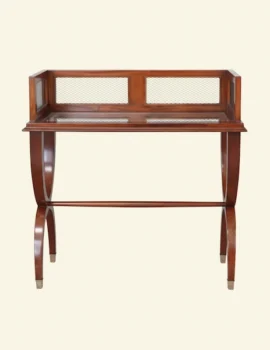 Madison Mahogany & Brass Cocktail Table
