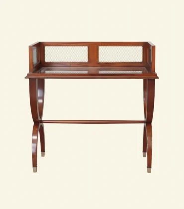 Madison Mahogany & Brass Cocktail Table
