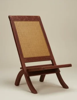 Maharaja Hand-Carved Folding Chair