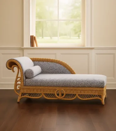 Savannah Wicker Chaise Lounge