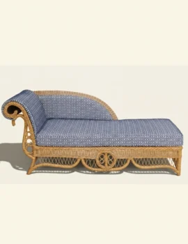 Savannah Wicker Chaise Lounge