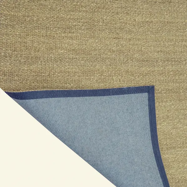2. Avalon Seagrass Braided Rug – Corner Detail with Backing