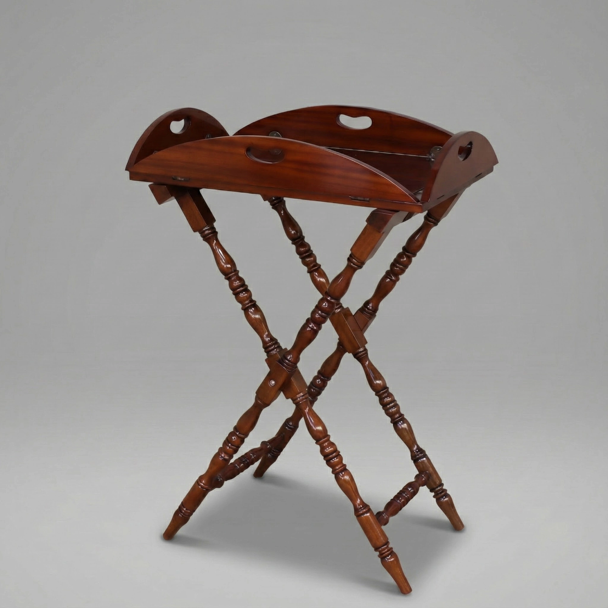 Chatsworth Mahogany Butler's Tray Table for Saratoga homes