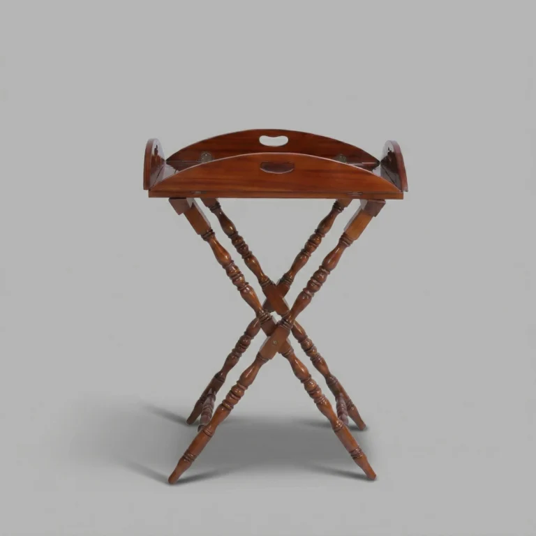Chatsworth Mahogany Butler’s Tray Table with folding stand