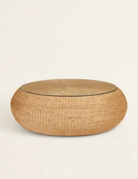 The Devon Woven Cocktail Table