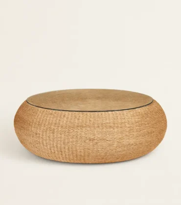 The Devon Woven Cocktail Table