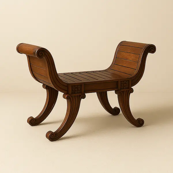 The Marlowe Ottoman Bench Side View Final