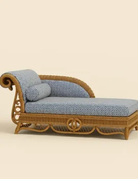 Savannah Wicker Chaise Lounge