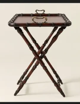 The Windsor Faux Bamboo Butler’s Tray Table