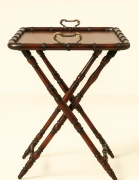 The Windsor Faux Bamboo Butler’s Tray Table