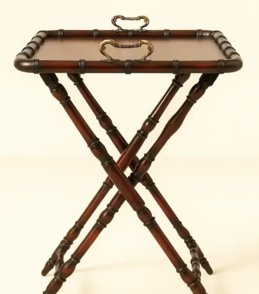 The Windsor Faux Bamboo Butler’s Tray Table