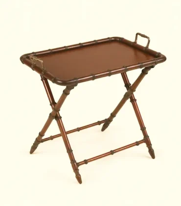 The Windsor Faux Bamboo Butler’s Tray Table