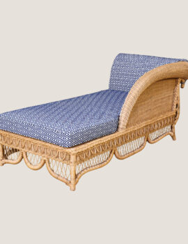 THE SAVANNAH WICKER CHAISE LOUNGE