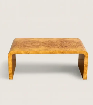 Winchester Waterfall Burlwood Coffee Table