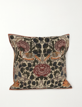 BIRD & ROSE GARDEN TAPESTRY PILLOW