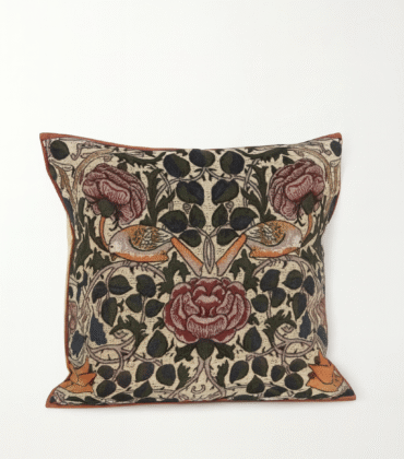 BIRD & ROSE GARDEN TAPESTRY PILLOW