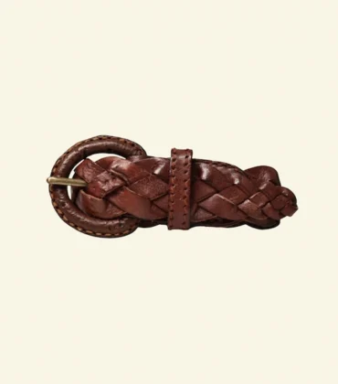 Equestrian Braided Leather Napkin Ring
