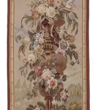 GRAND URN HANDWOVEN TAPESTRY