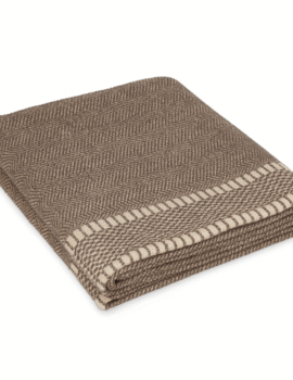 HANDWOVEN DIAMOND GRID COTTON THROW