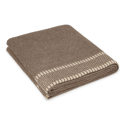 HANDWOVEN DIAMOND GRID COTTON THROW