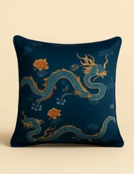 Imperial Dragon Silk Cushion