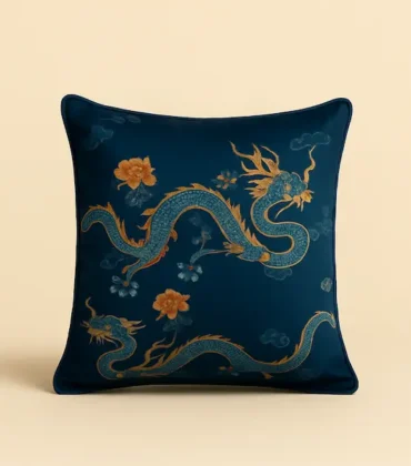 Imperial Dragon Silk Cushion