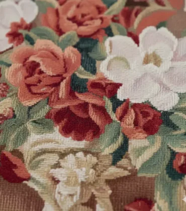Imperial Vase Handwoven Tapestry