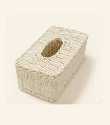 Laguna Handwoven Rattan Tissue Box Cover
