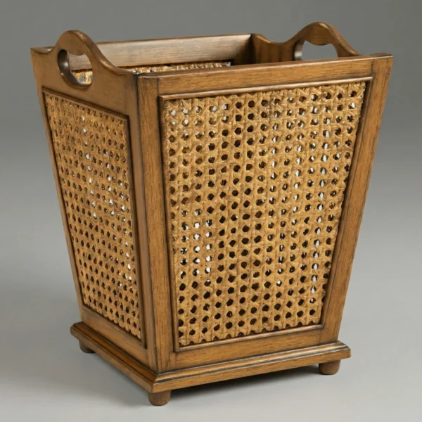 Langford Cane Waste Basket