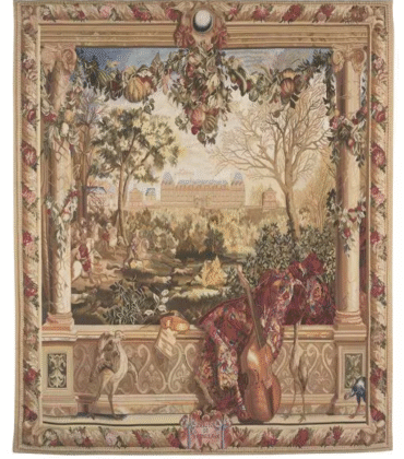 PALAIS DE MONCEAUX HANDWOVEN TAPESTRY
