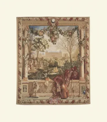 Palais de Monceaux Handwoven Tapestry