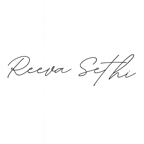 Reeva Sethi signature
