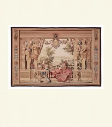 Statuesque Hunt Handwoven Tapestry