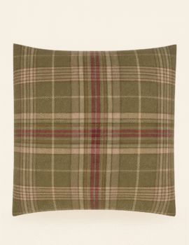 PLAID WOODLAND WOOL CUSHION