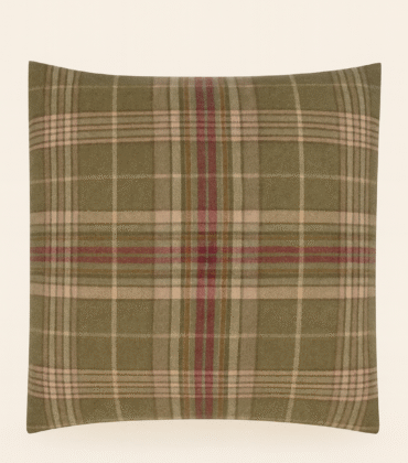 PLAID WOODLAND WOOL CUSHION
