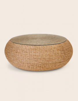 MODERN WOVEN COCKTAIL TABLE