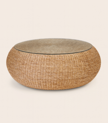 MODERN WOVEN COCKTAIL TABLE