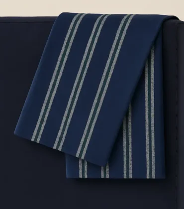 Woven Stripe Cotton Blanket