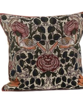 BIRD & ROSE GARDEN TAPESTRY PILLOW