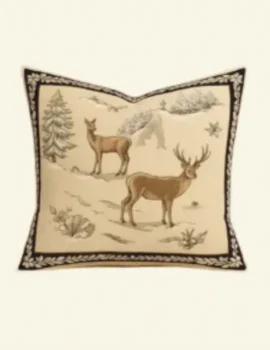 Alpine Stag Tapestry Cushion