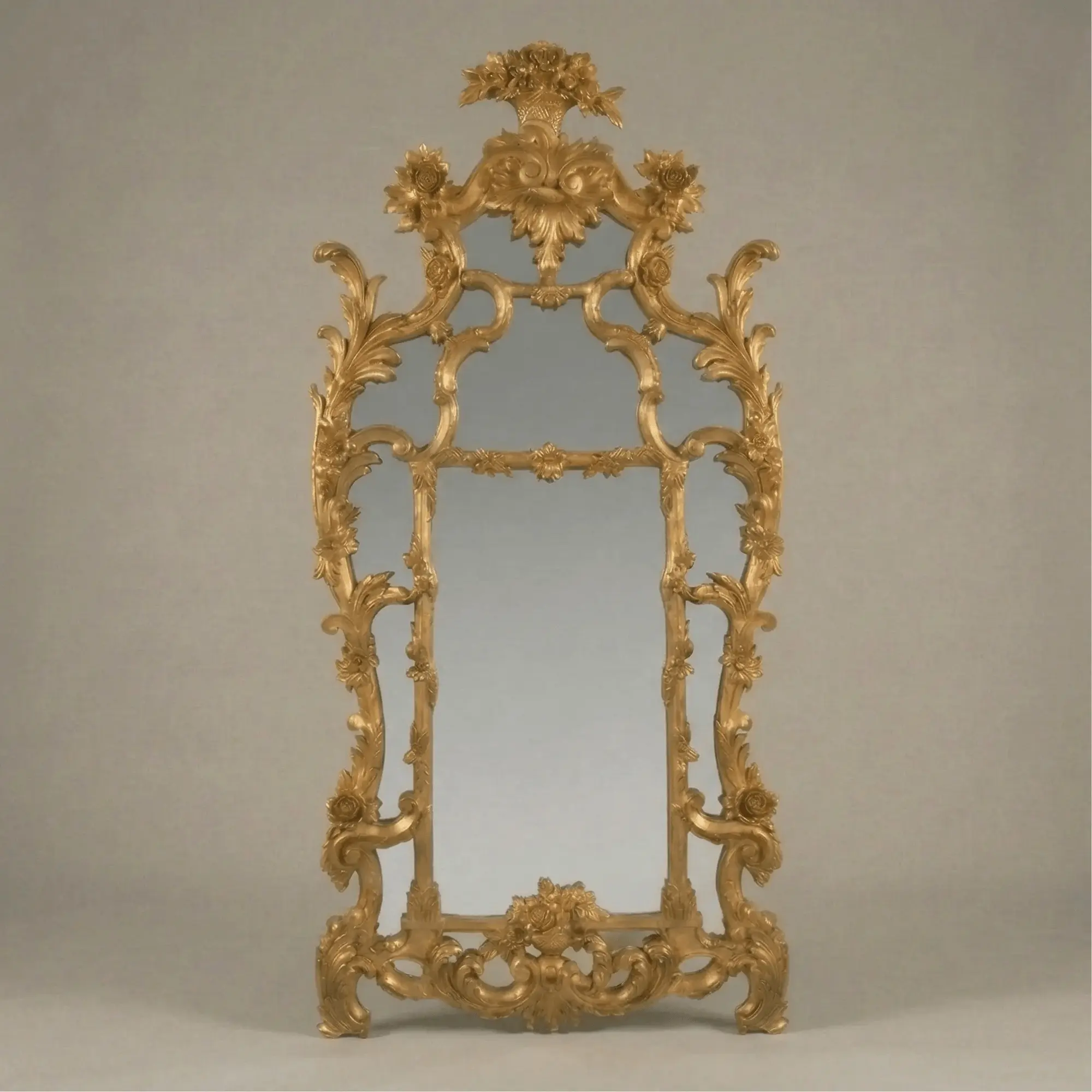 Beaumont Gilded Rococo Mirror - Image 4