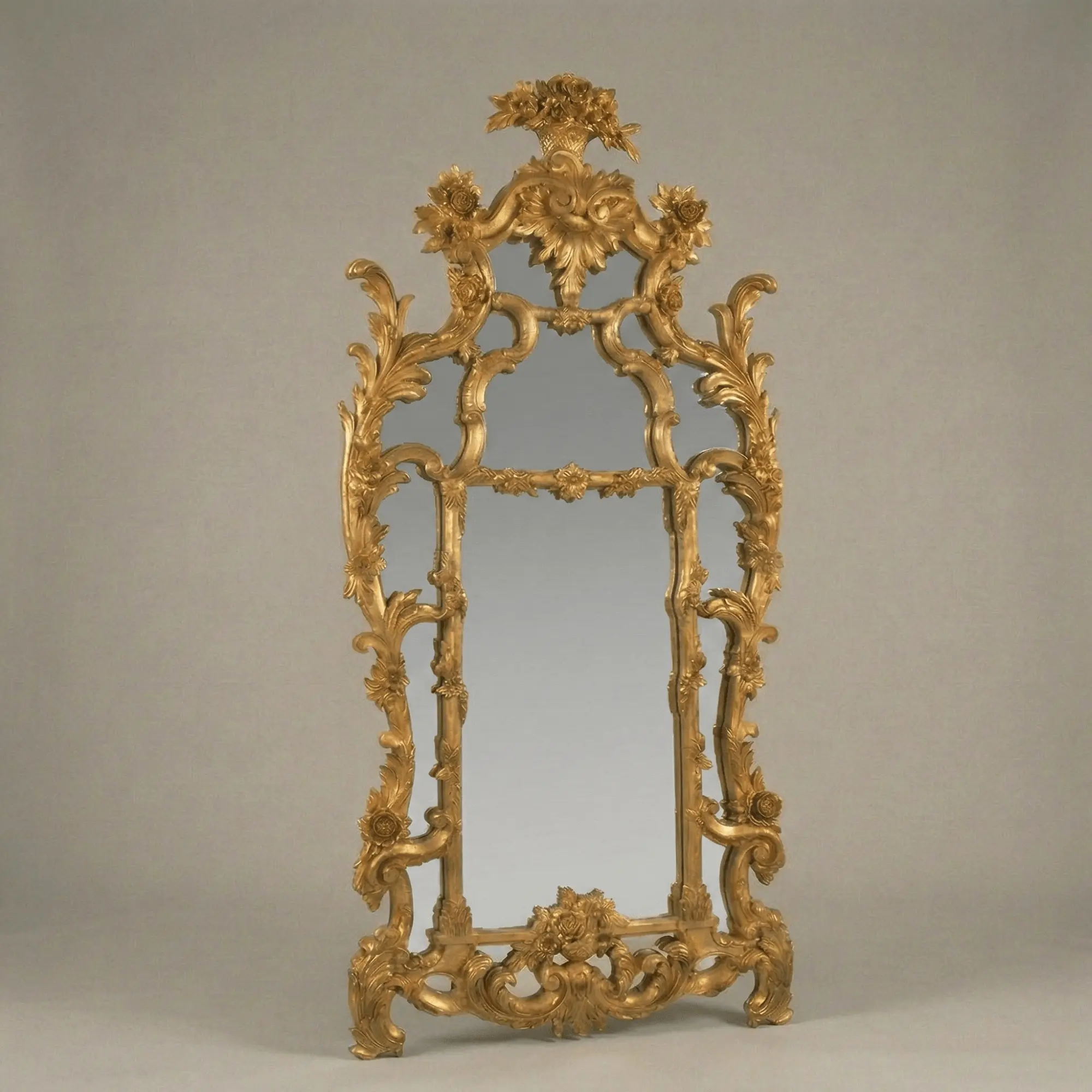 Beaumont Gilded Rococo Mirror